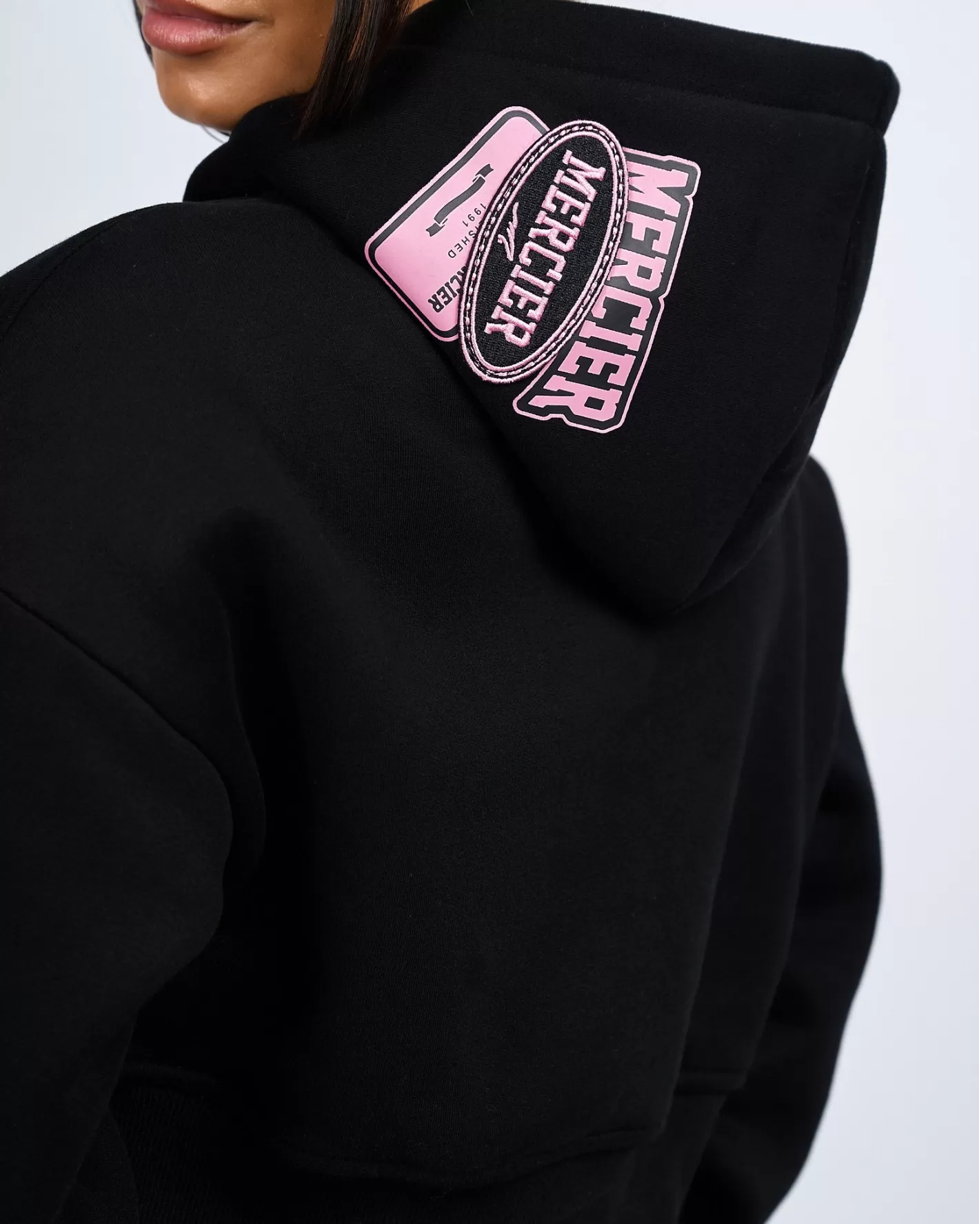 Femme Mercier Outlet Femmes | Hoodies Des Femmes<Womens Maison De Diamante Cropped Hoodie