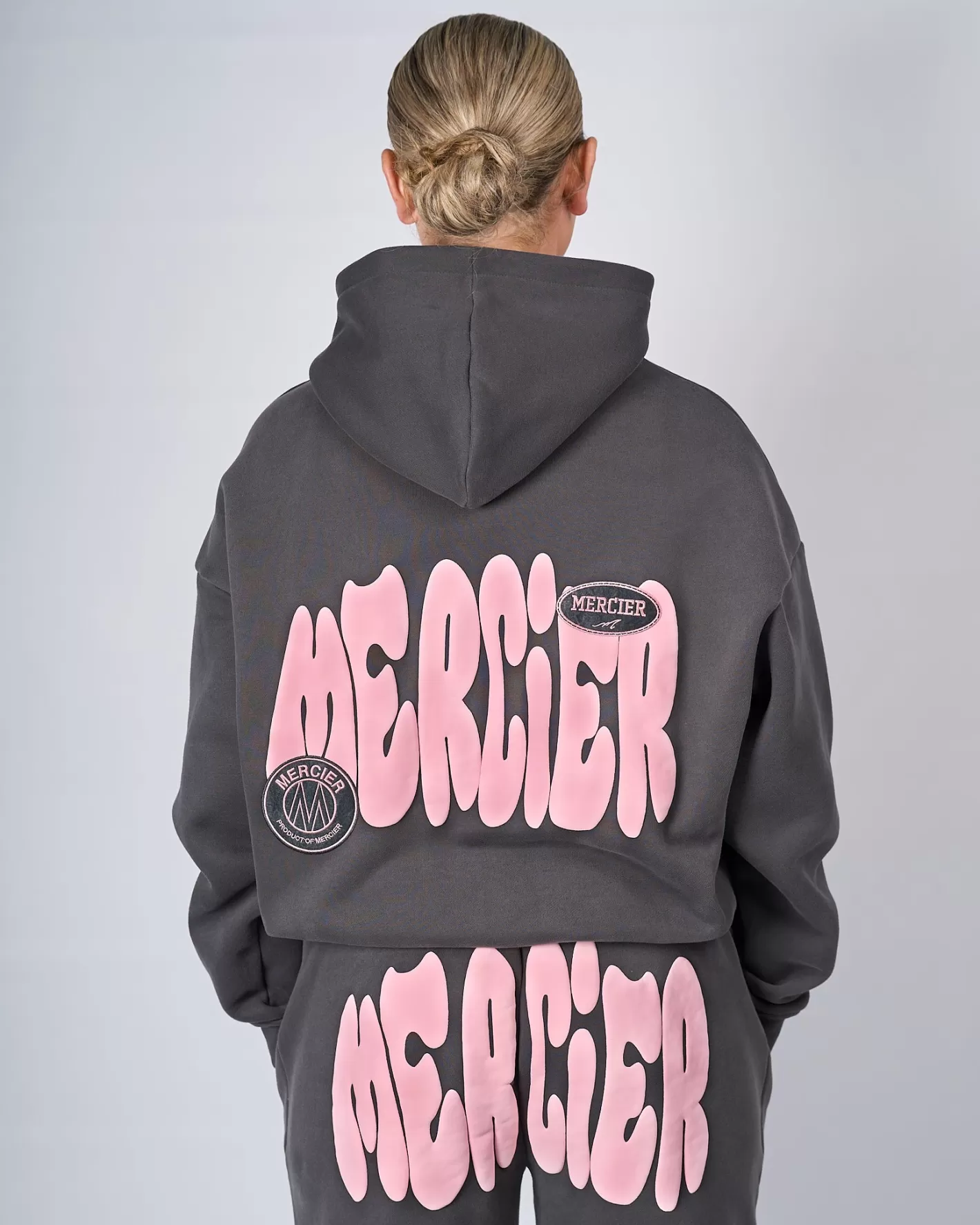 Femme Mercier Hoodies Des Femmes | Survêtements Pour Femmes<Womens Slate Pink Bubble Hoodie